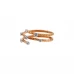 Anel OURO Espiral e Diamantes 106944
