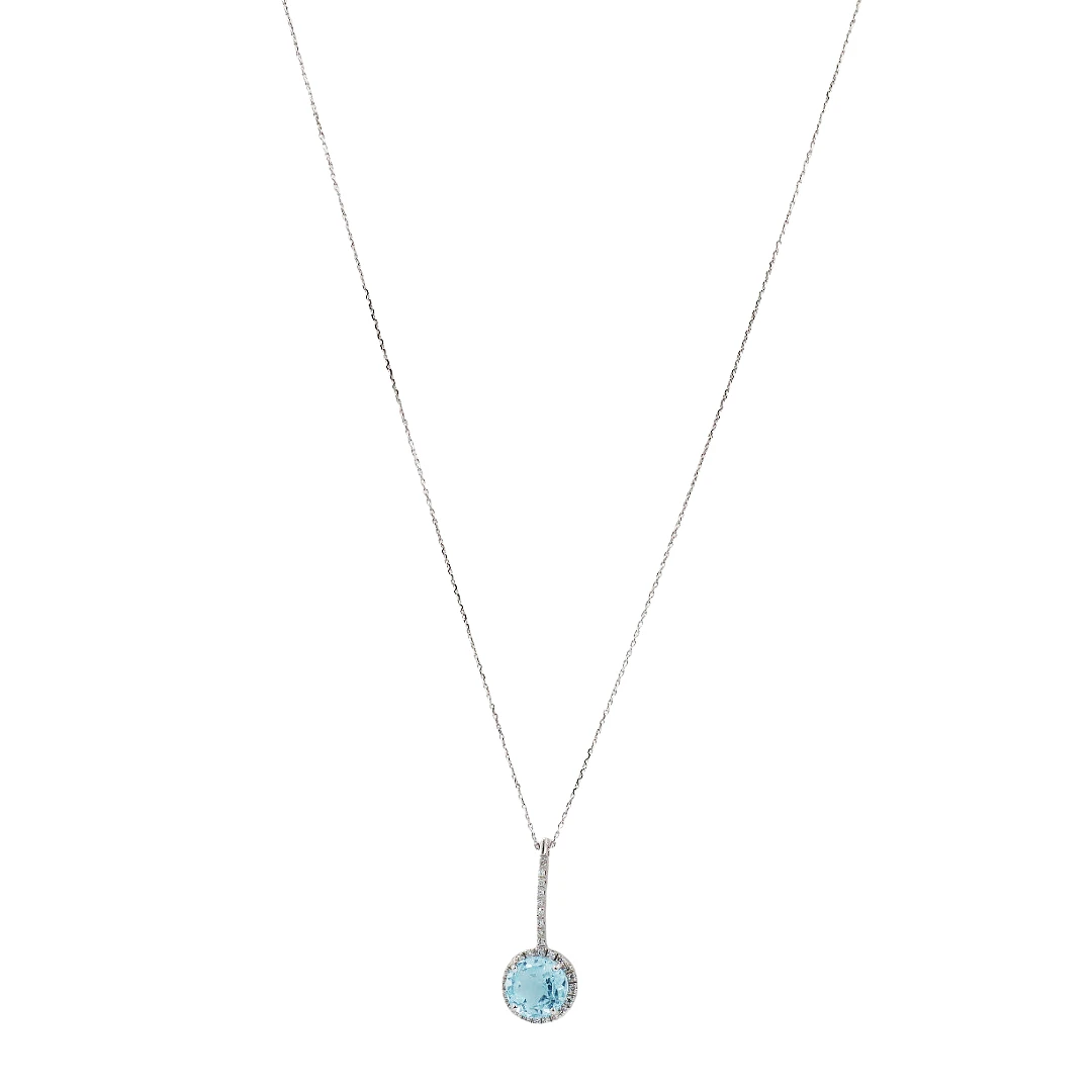 Colar OURO Topázio e Diamantes 114854