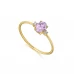 Imagem Principal em Miniatura do produto Anel LECARRÉ Ametista e Diamantes Ouro 18k GA094AM