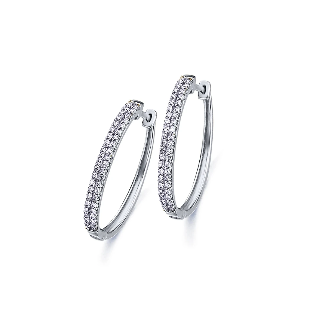 Brincos LECARRÉ Diamantes Ouro 18k GB100OB