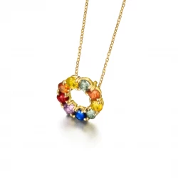 Colar LECARRÉ Safiras Ouro 18k GD021OA