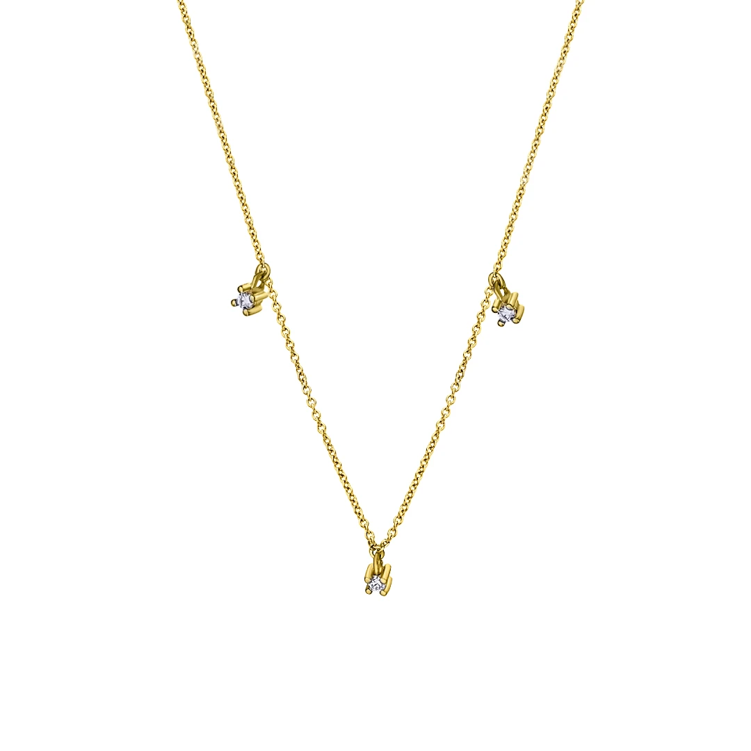 Colar LECARRÉ Diamantes Ouro 18k GD098OA