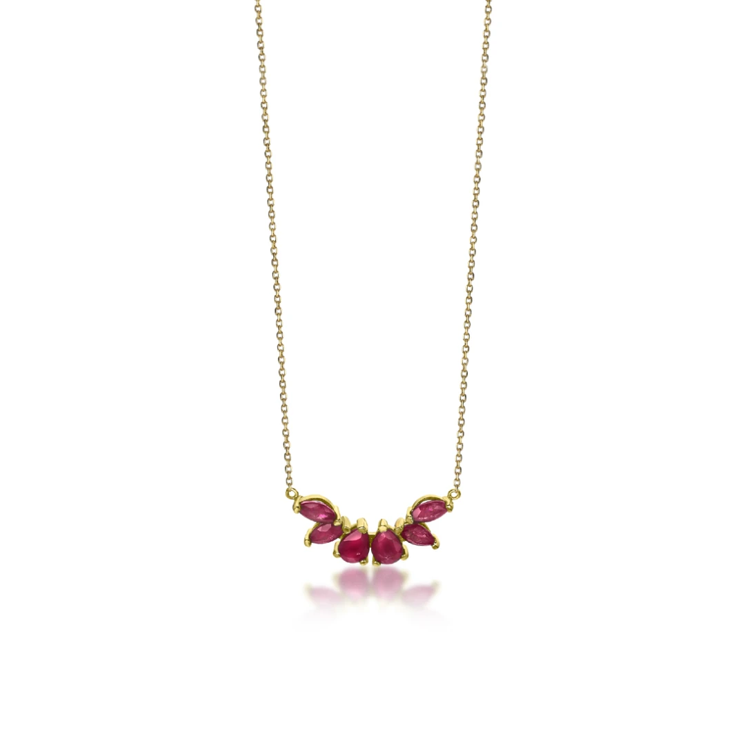 Colar LECARRÉ Rubis Ouro 18k GD107RU