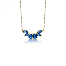 Colar LECARRÉ Safiras Ouro 18k GD107ZA