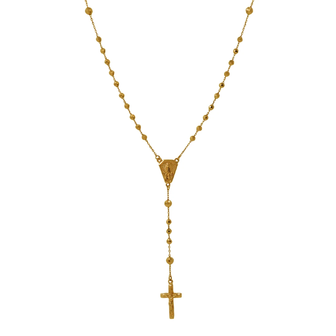 Terço OURO N. Sra de Fátima 00197