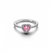 Anel PANDORA Pink Heart 198421C03-56