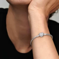 Pulseira PANDORA Moments Heart 590727CZ-18
