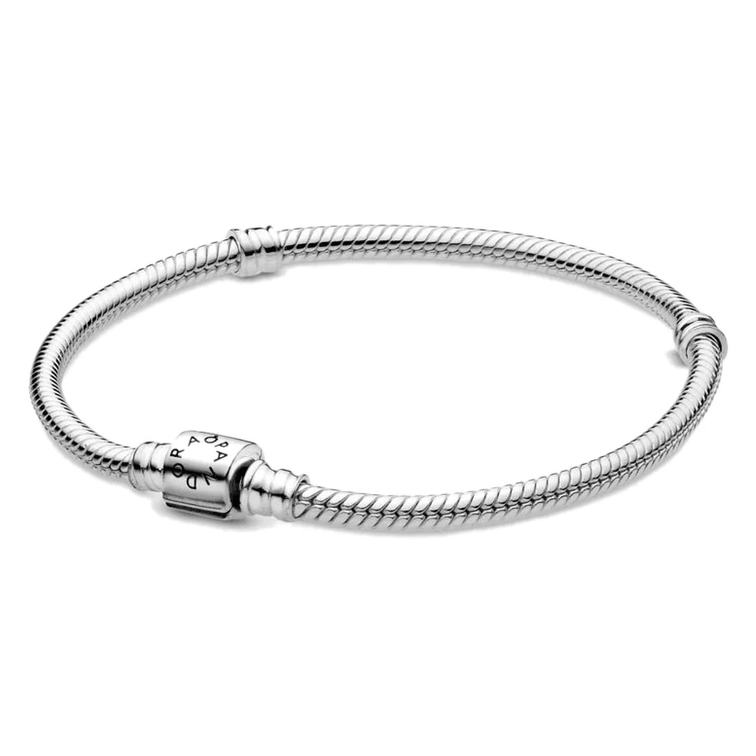 Pulseira PANDORA Moments Barrel Clasp Snake 598816C00-19