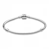 Pulseira PANDORA Moments Barrel Clasp Snake 598816C00-19
