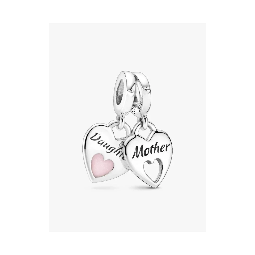 Conta PANDORA Pendente Duplo Mãe & Filha 799187C01