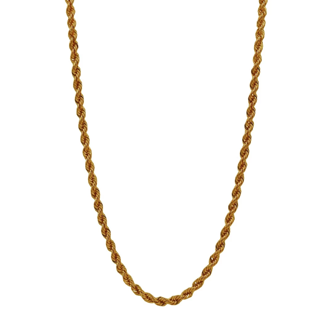 Colar OURO Malha Corda 13246