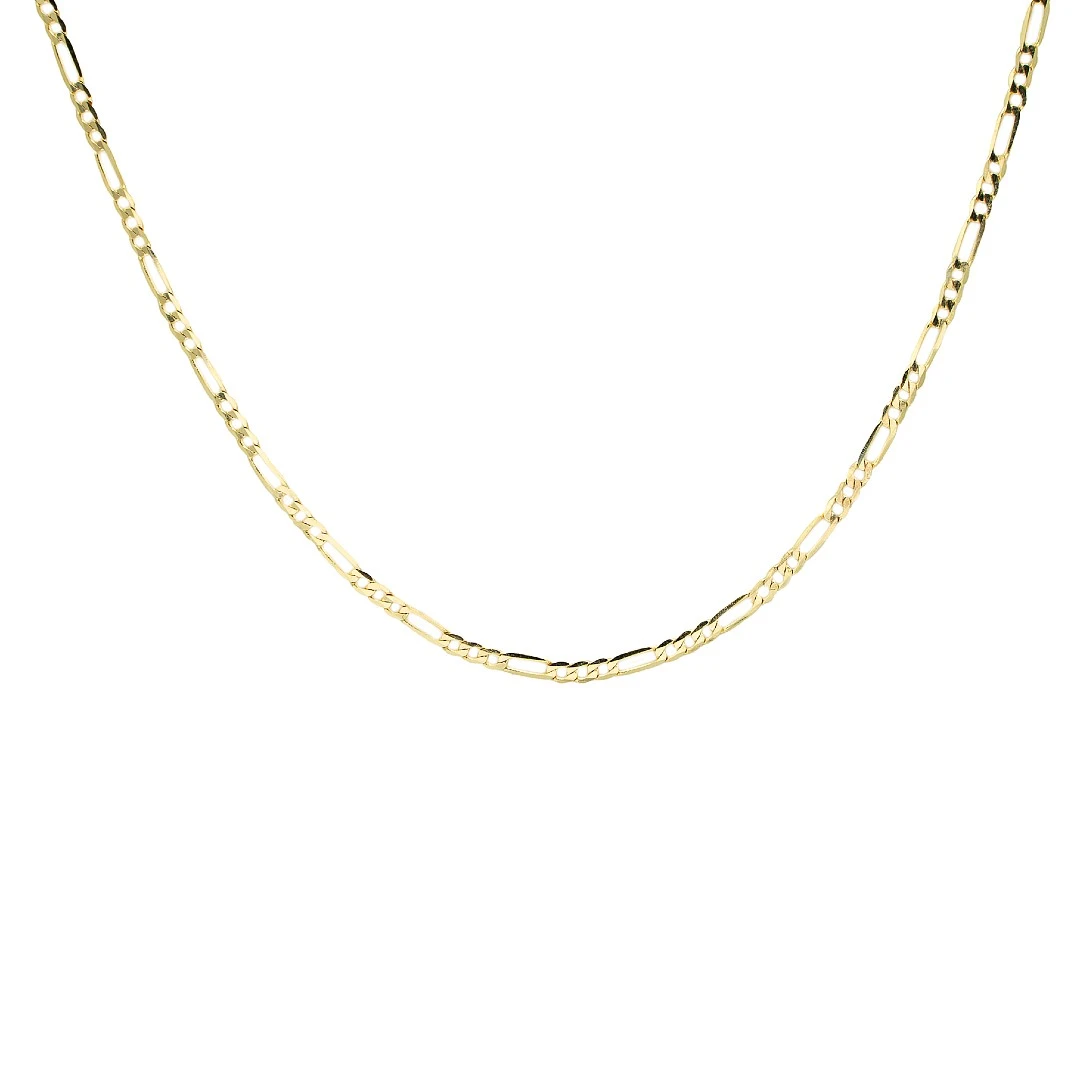 Colar ZERUS Ouro 9K Malha 3+1 FI00974-B050