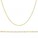 Imagem Secundária número 2 em Miniatura do produto Colar ZERUS Ouro 9K Malha Singapura FI90041-B030