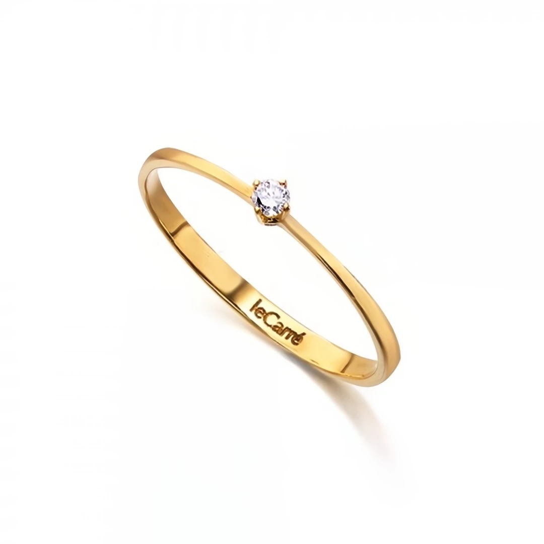 Anel LECARRÉ Diamantes Ouro 18k GA008OA.13