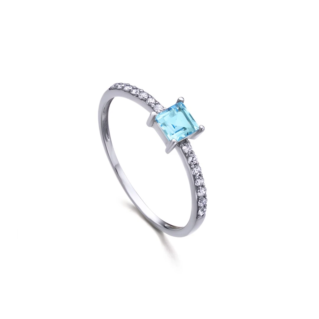 Anel LECARRÉ Topázio e Diamantes Ouro 18k GA016OB.13