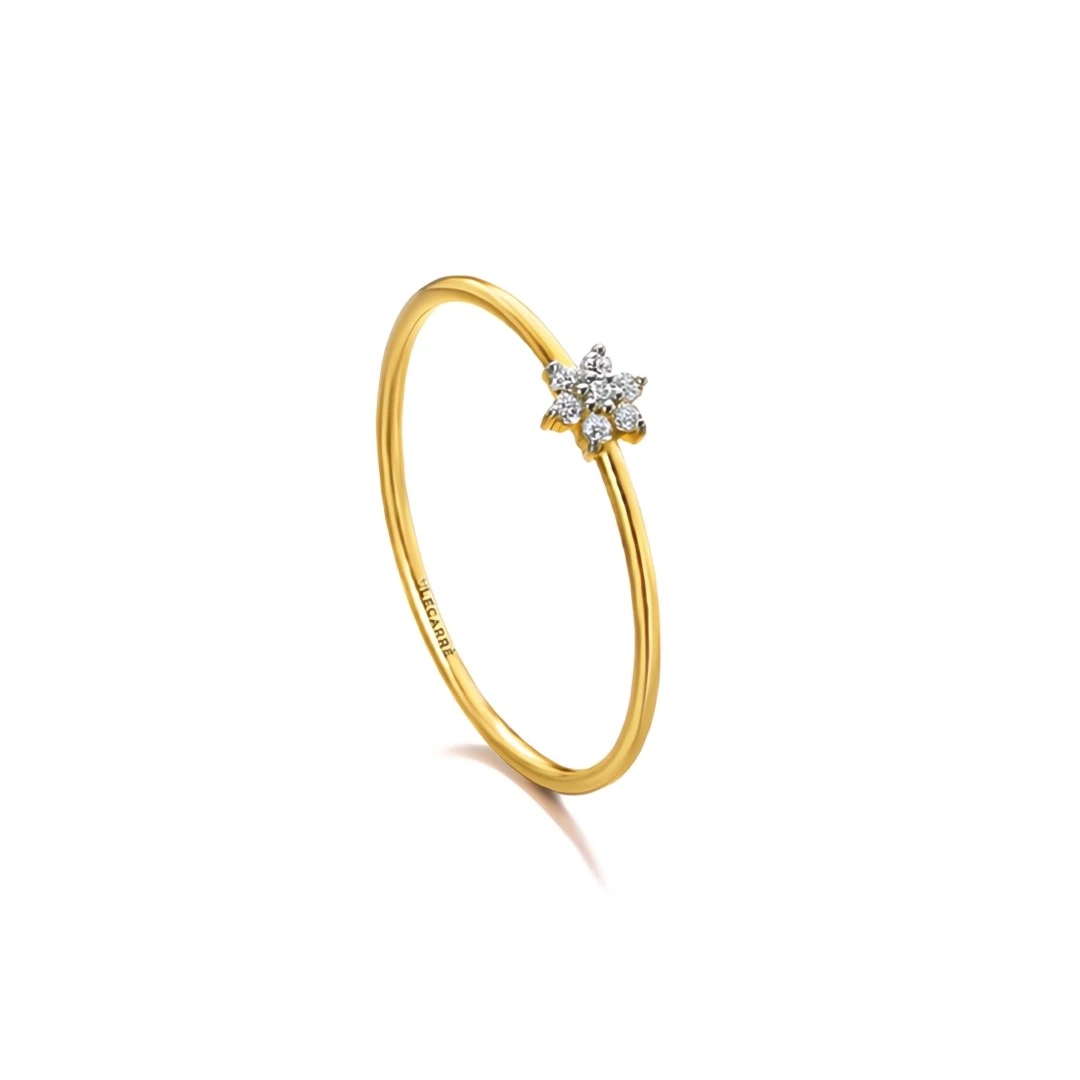 Anel LECARRÉ Diamantes Ouro 18k GA102OA.13