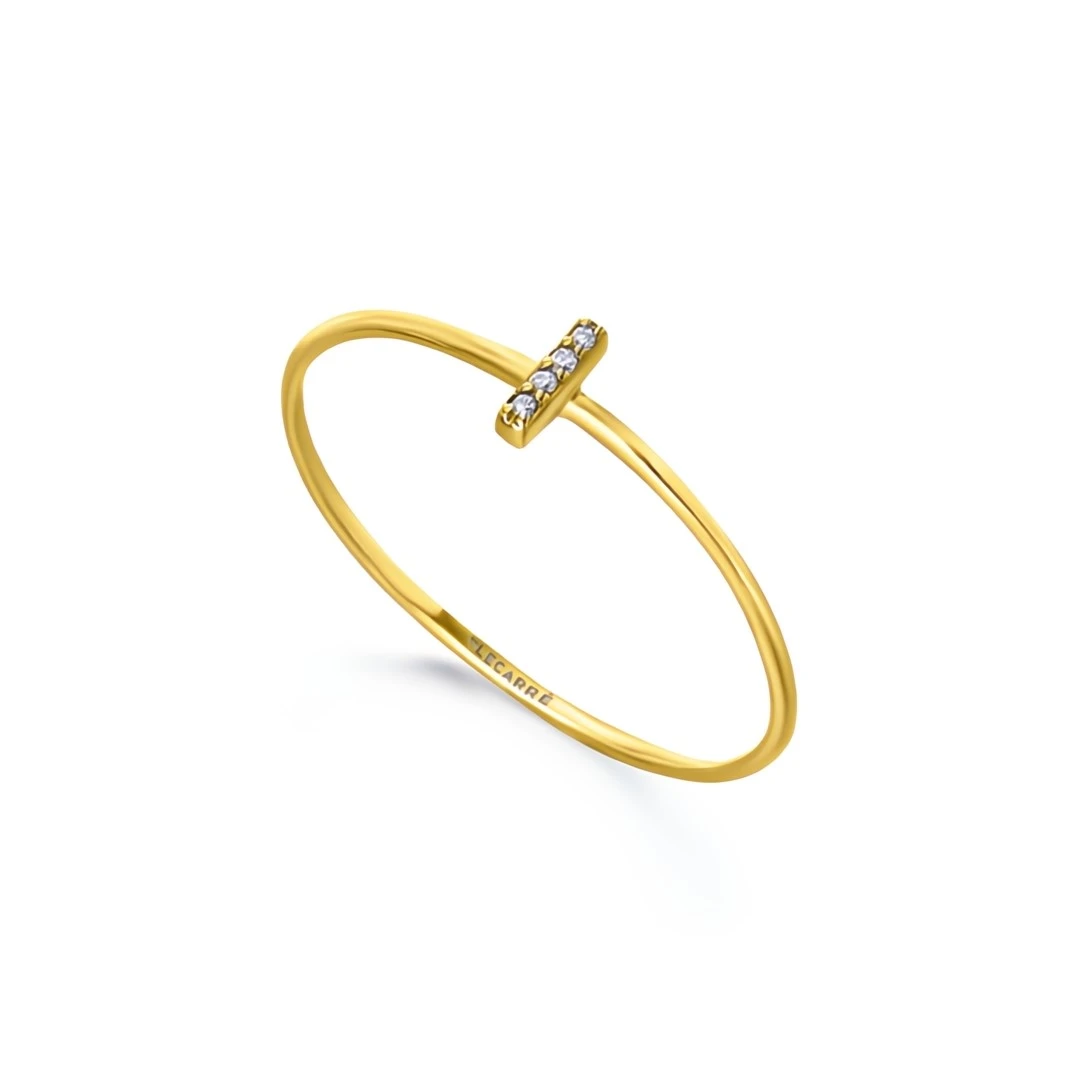 Anel LECARRÉ Diamantes Ouro 18k GA113OA.13