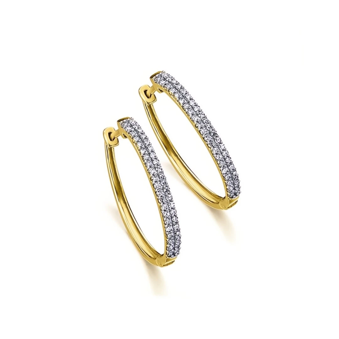 Brincos LECARRÉ Diamantes Ouro 18k GB100OA.00