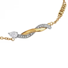 Pulseira GUESS Twist JUBB05067JWYGRHS