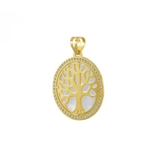 Medalha OURO Árvore da Vida 06113