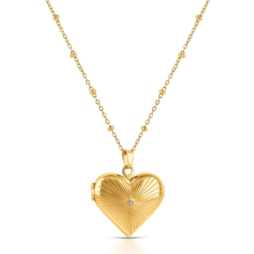 Colar ONE Relicário Heart Memories OJNN71G