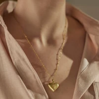 Colar ONE Relicário Heart Memories OJNN71G