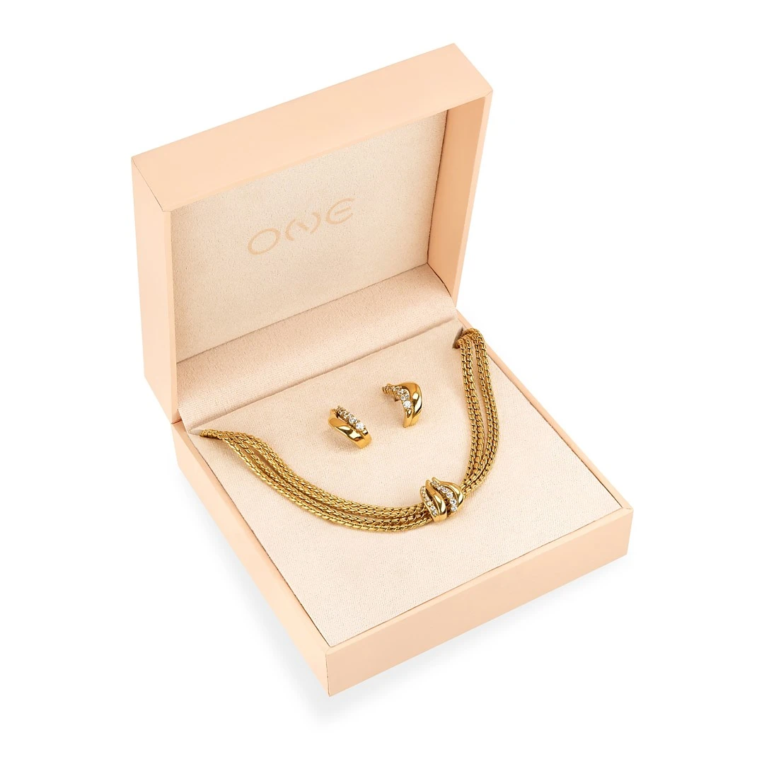 Conjunto ONE Colar & Brincos Stella OJSET15G