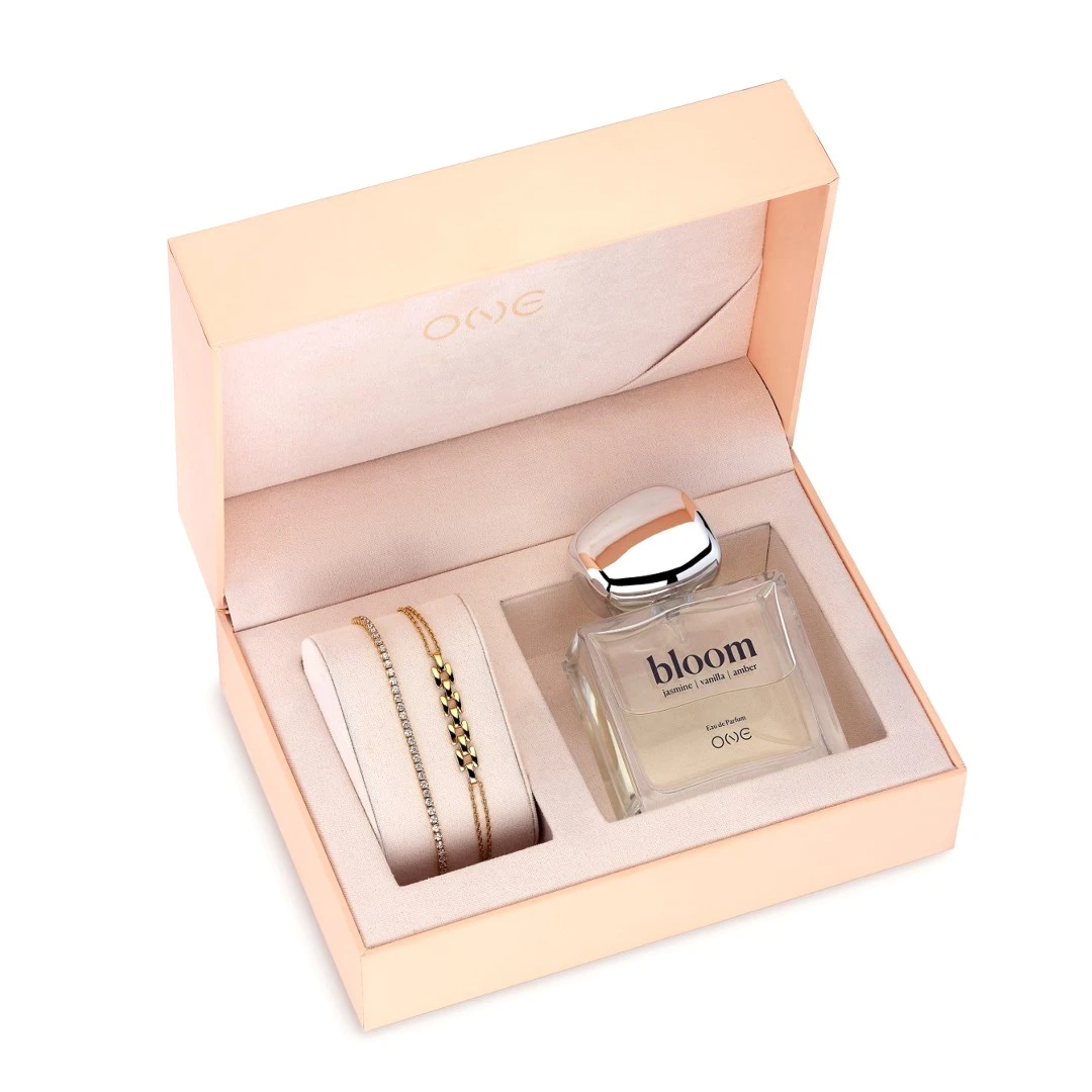 Set Perfume & Pulseiras ONE Bloom OJSETP01
