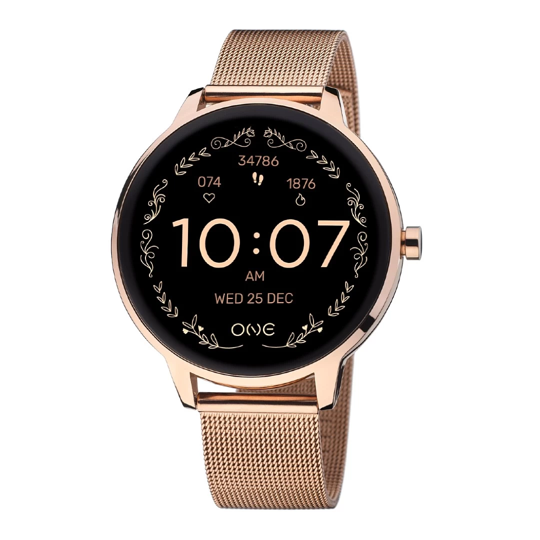 Smartwatch ONE QueenCall Rosegold Mesh OSW0027RM32D