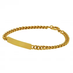 Pulseira OURO Chapa 04992