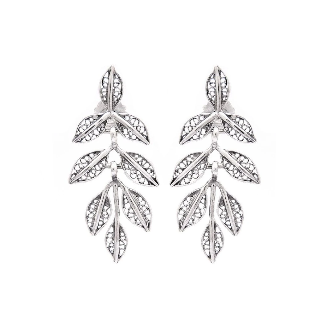 Brincos PORTUGAL JEWELS Folhas SECL00120A