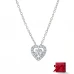 Imagem Principal em Miniatura do produto Colar UNIKE Valentines Day Solitaire Heart UK.CL.1204.0324