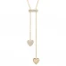 Colar UNIKE Two Hearts UK.CL.1204.0334