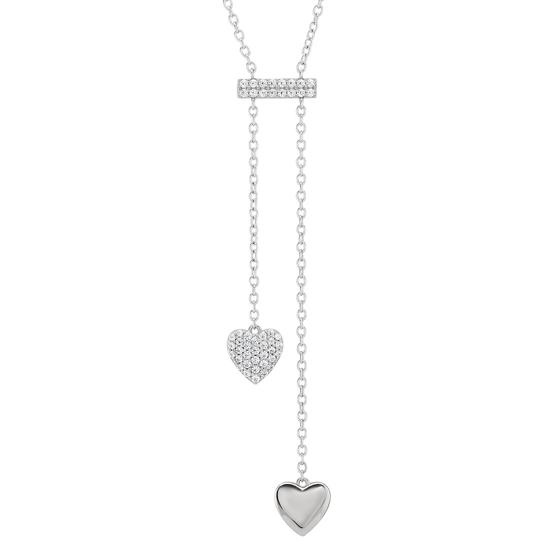 Colar UNIKE Two Hearts UK.CL.1204.0335