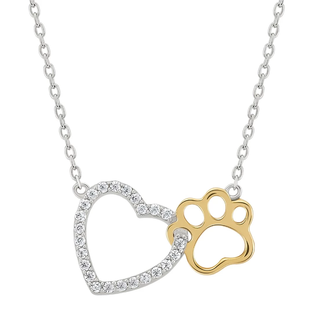 Colar UNIKE Pet Lovers Heart UK.CL.1205.0112