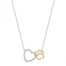 Colar UNIKE Pet Lovers Heart UK.CL.1205.0112