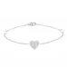 Pulseira UNIKE Classy Heart Pearls UK.PU.1204.0036