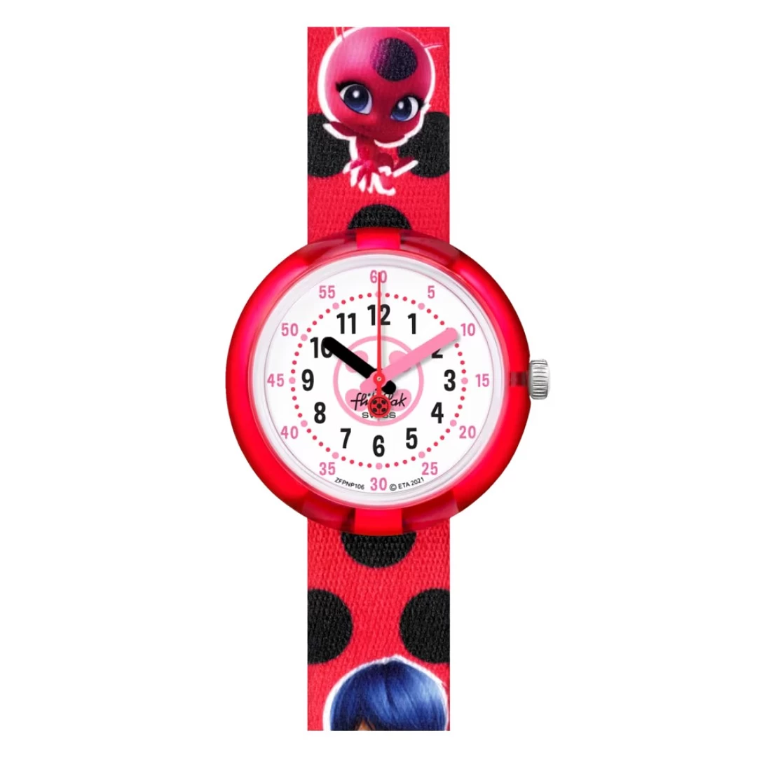Relógio FLIK FLAK Miraculous Ladybug ZFPNP106